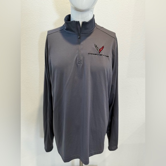 Chevrolet Corvette Under Armour Quarter-Zip Mid-Weight Pull Over - Picture 2 of 8